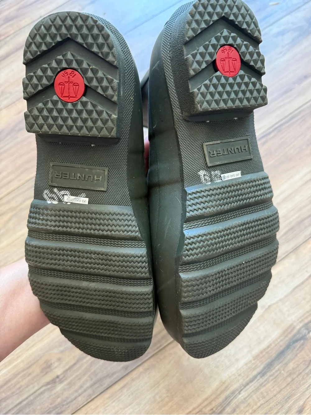 Hunter Dark Green Men’s Original Short  Rain Boots - Picture 5 of 5